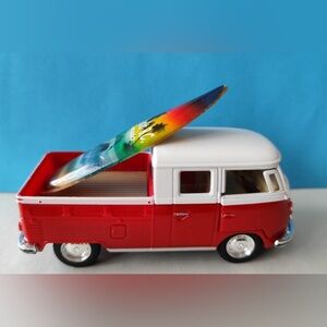 VOLKSWAGEN - Vintage Kismart Toy Truck with Surfboard -1963